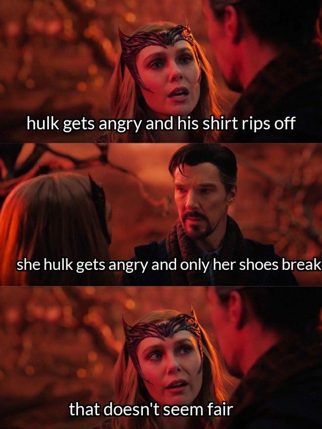 hulk vs she hulk - meme