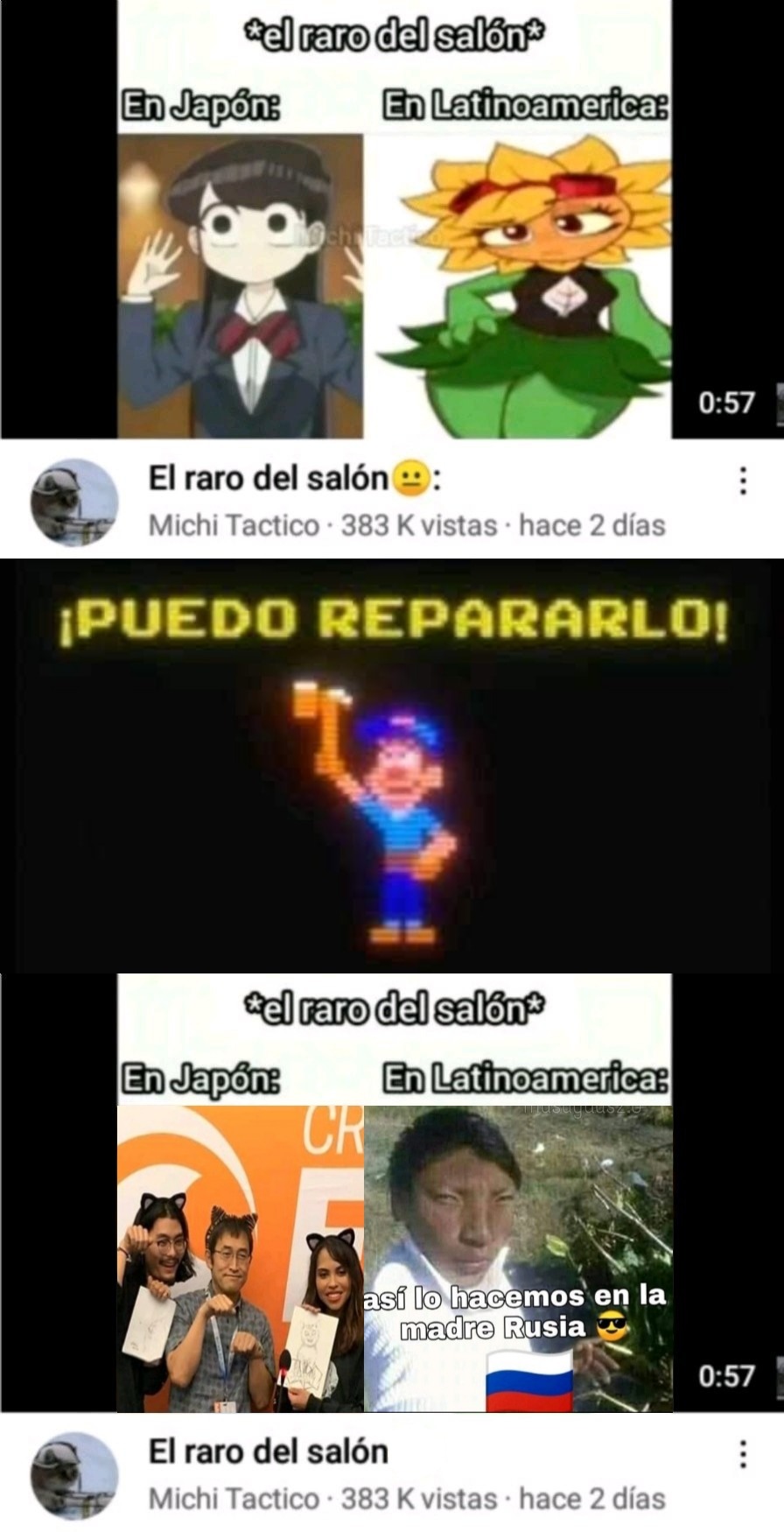 Ya me están cayendo mal este tipo de videos - meme