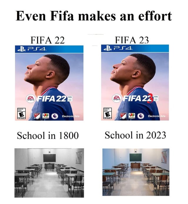 Fifa or schools - meme