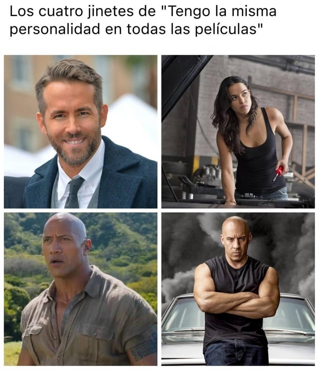 Top actores que hacen de si mismos siempre - meme