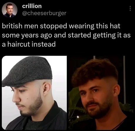 British haircut - meme