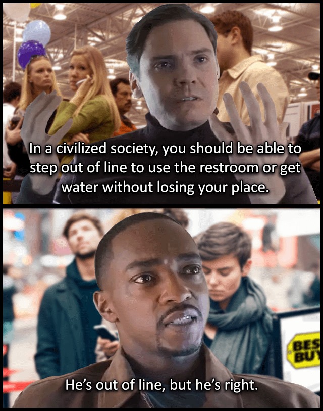 In a civilized society - meme