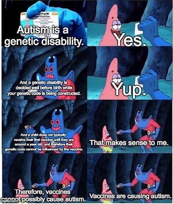 #Vaccines for Autism - meme