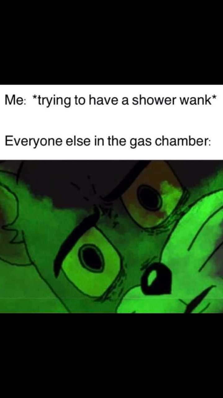 Wank=punheta no banho - meme