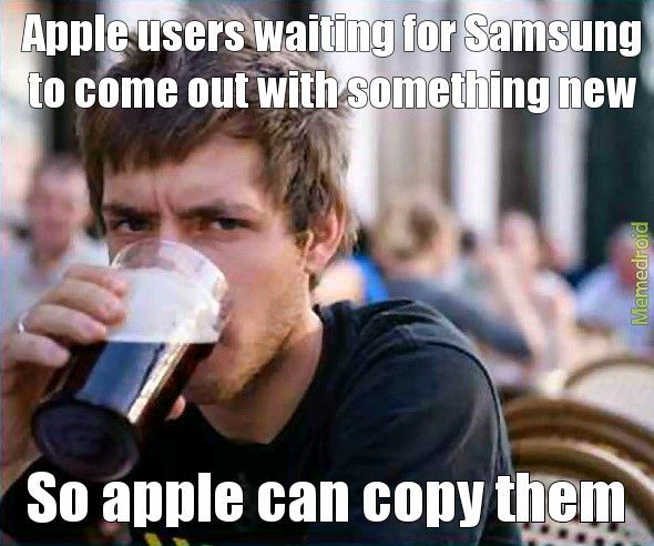 Apple users am I right. - meme