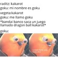 Kakarot vs goku