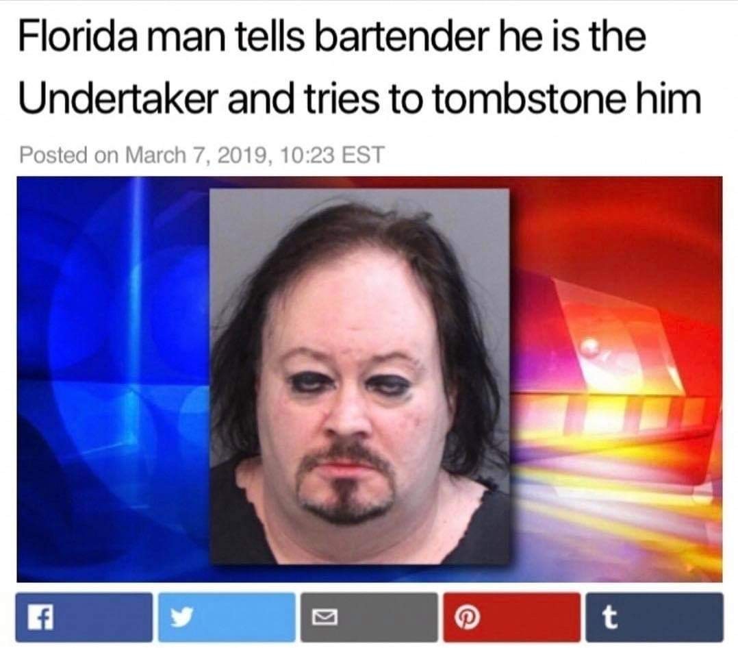Florida man strikes again - meme