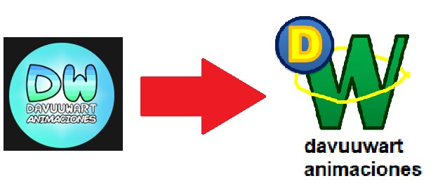 el logo de davuuwart es similar al de discovery kids - meme
