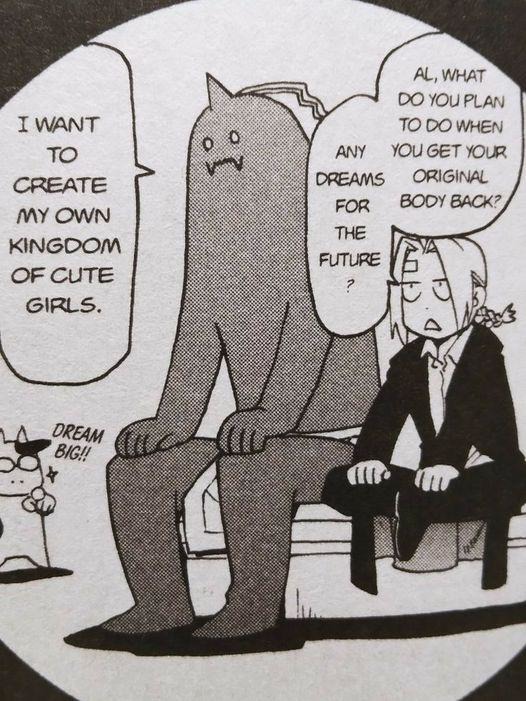 Alphonse isnt that innoccent it seems - meme