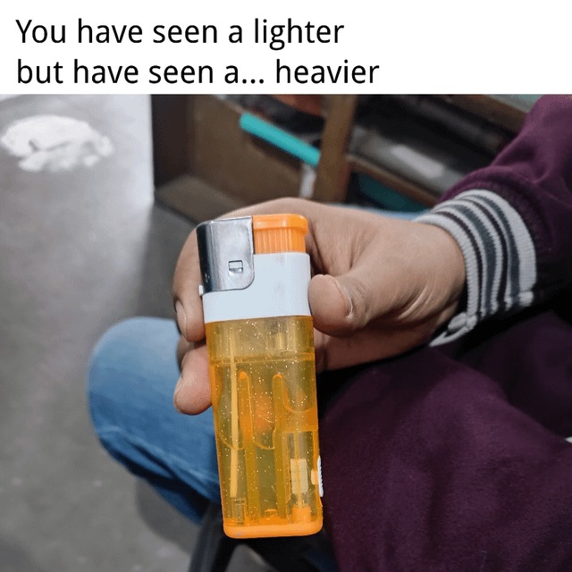 Huge lighter - meme