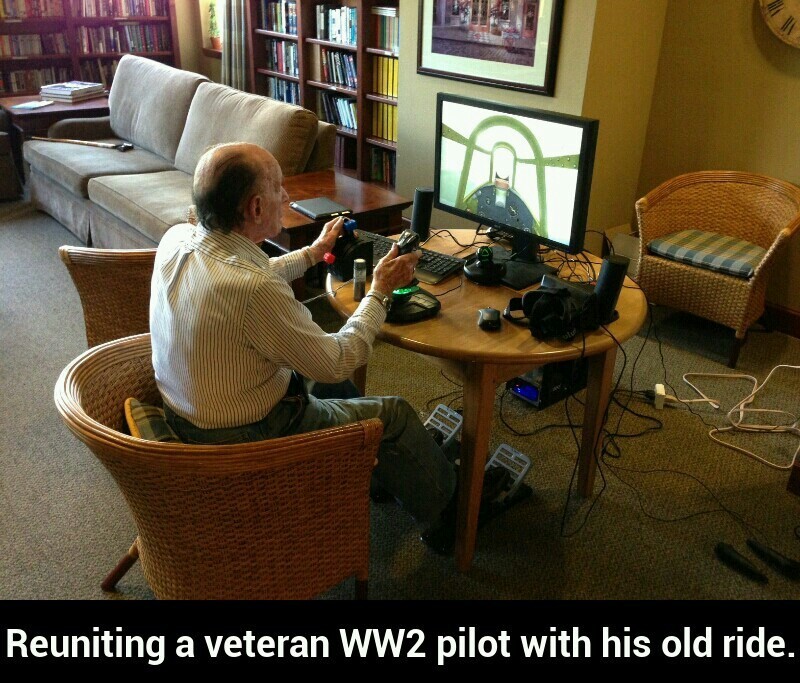 Veteran WW2 pilot - meme