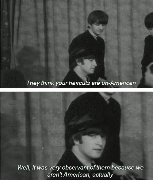 Beatles, masters of sass - meme