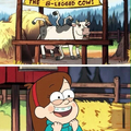 That cow........
