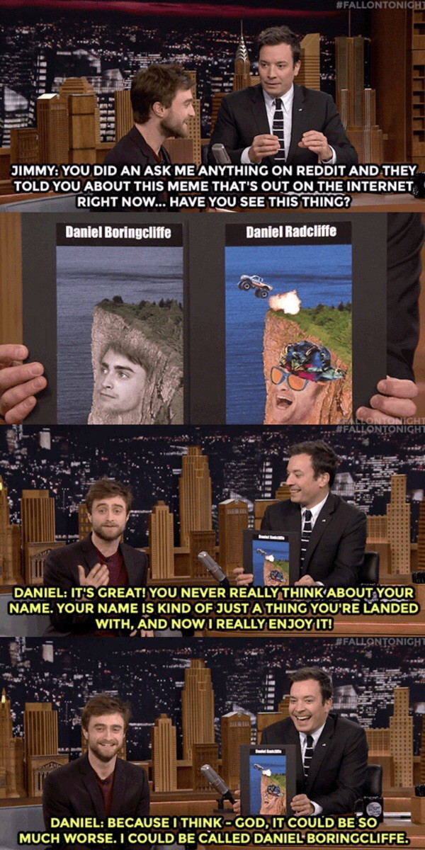 I think Daniel Radcliffe really enjoyed his AMA - meme