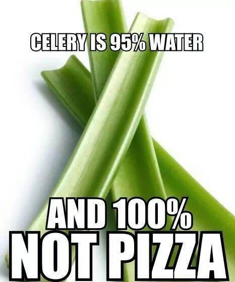 Fuck you celery - meme