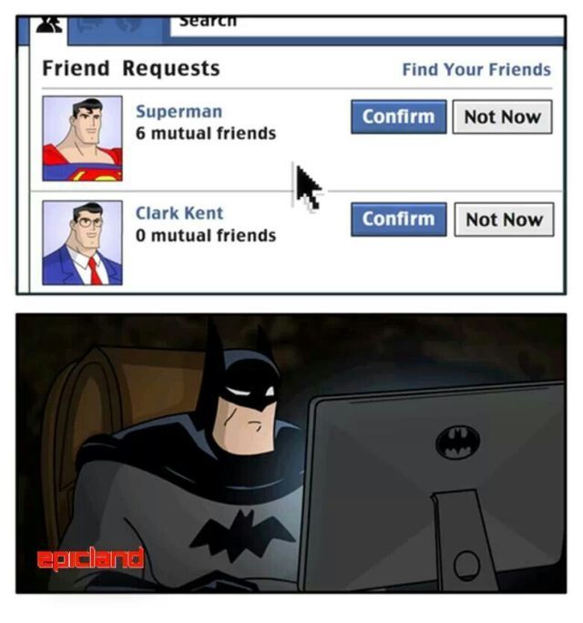 There's no fooling the Batman - meme