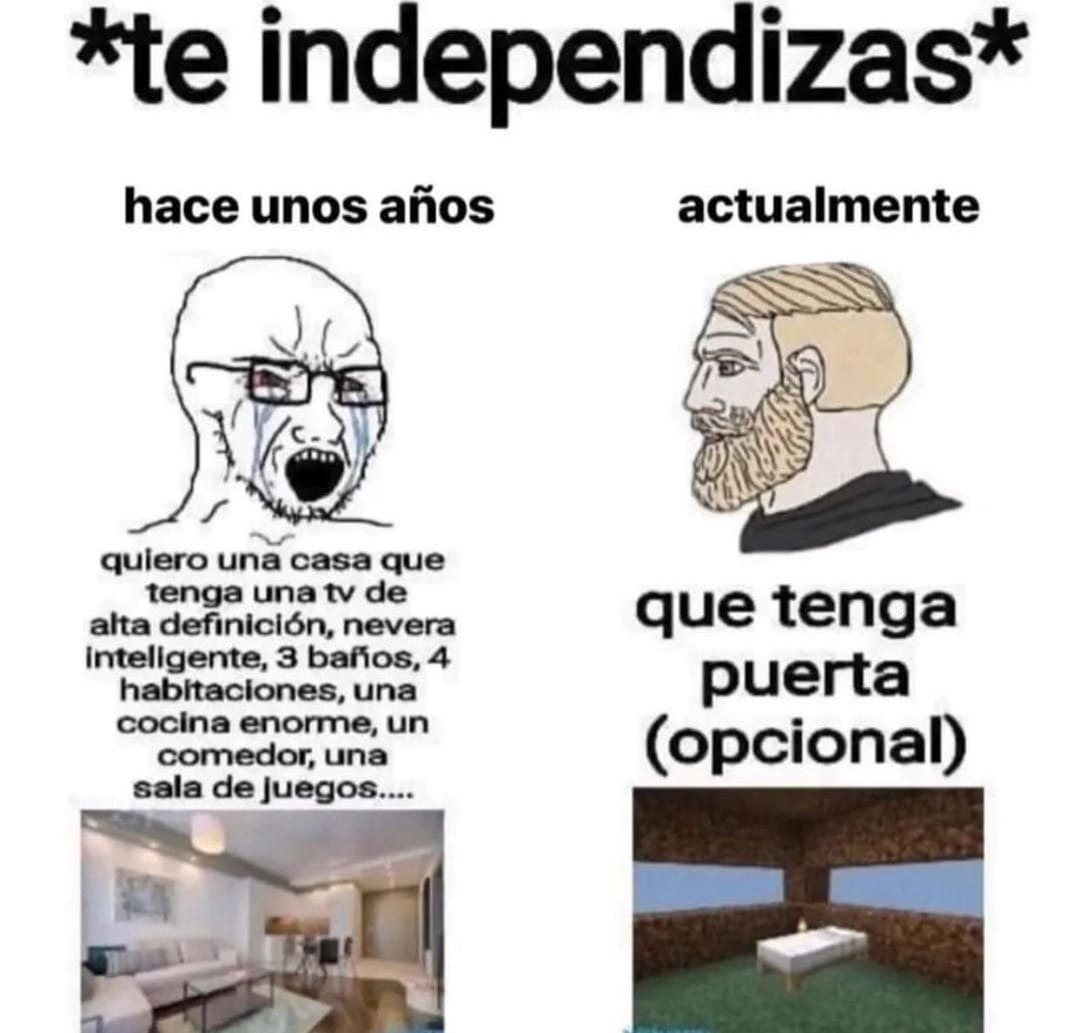 Meme de independizarse