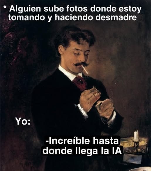 Increíble donde llega la IA - meme
