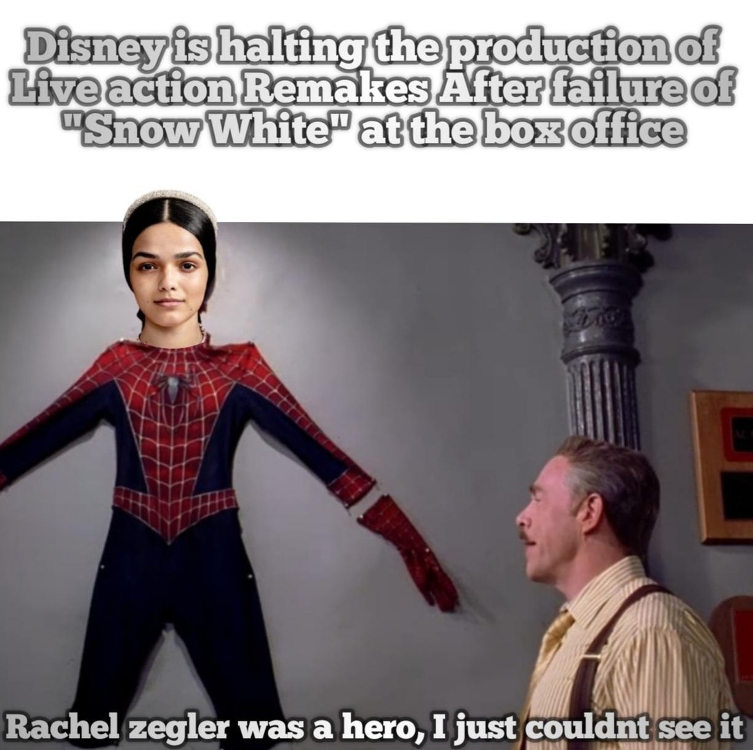 Disney halts live-action remakes after Snow White flopped hard - meme
