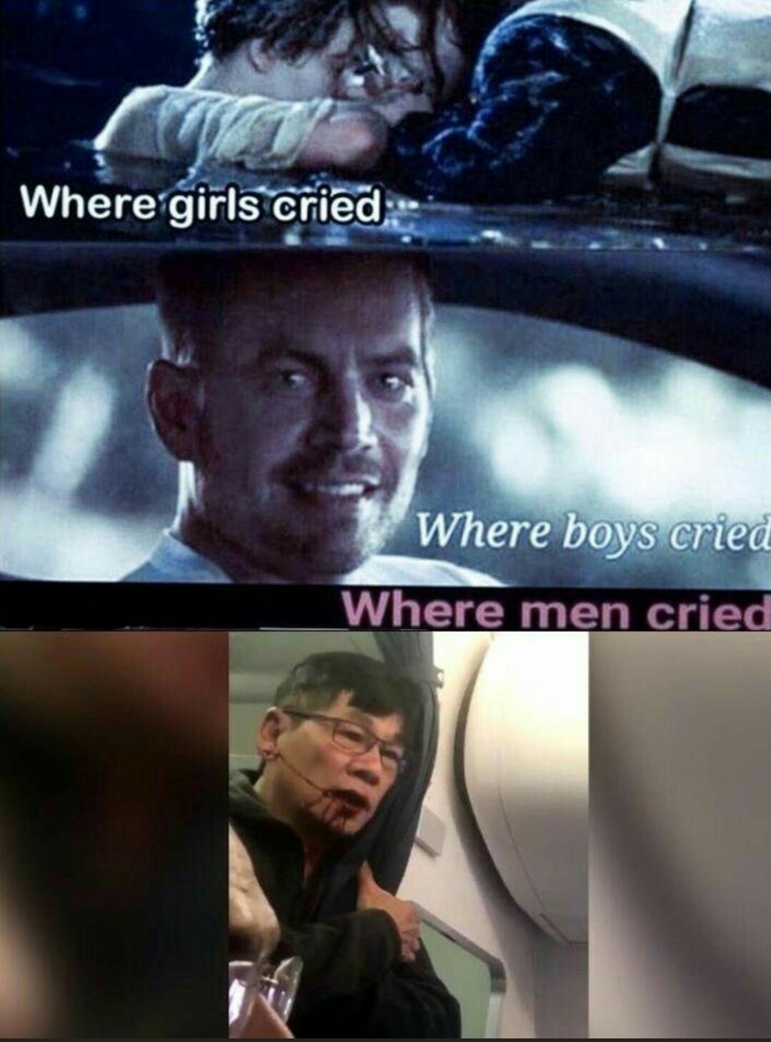 Cry you little bitch. CRY! - meme