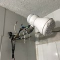 Went to a friends house, this was in the shower