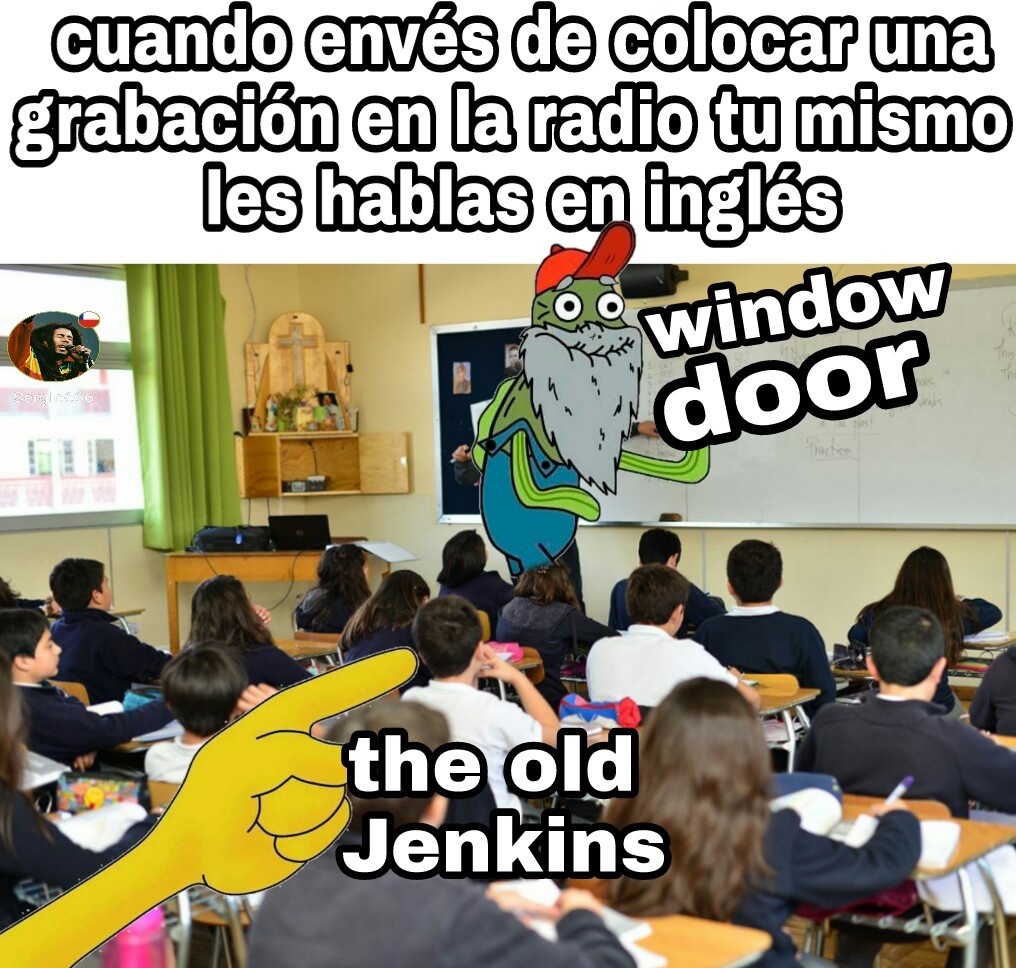 The old Jenkins - meme