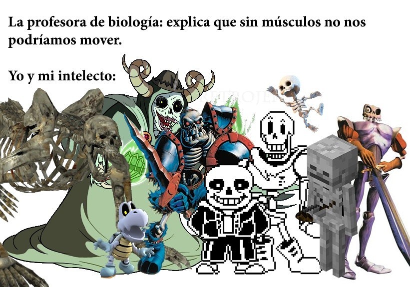 Esqueletos - meme