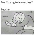No leaving class