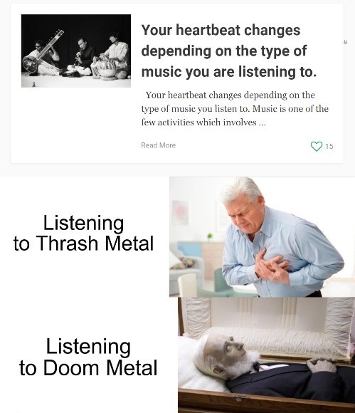 Actual Funeral Doom Metal - meme
