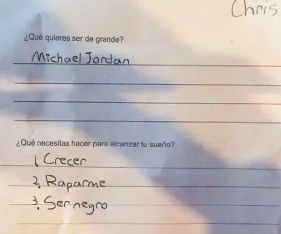 ¿Qué quieres ser de grande? Michael Jordan - meme
