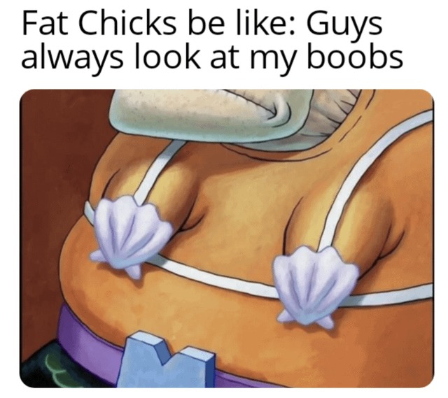 Fat chicks - meme