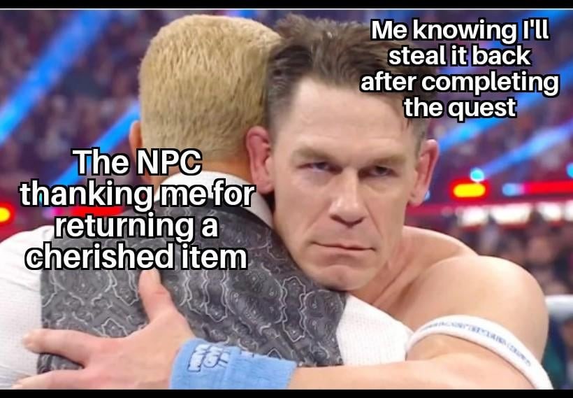 John Cena's hug meme