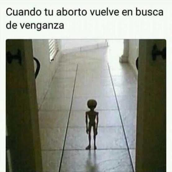 ¿Han abortado alguna vez? Los que son hombres chinguen a su madre - meme