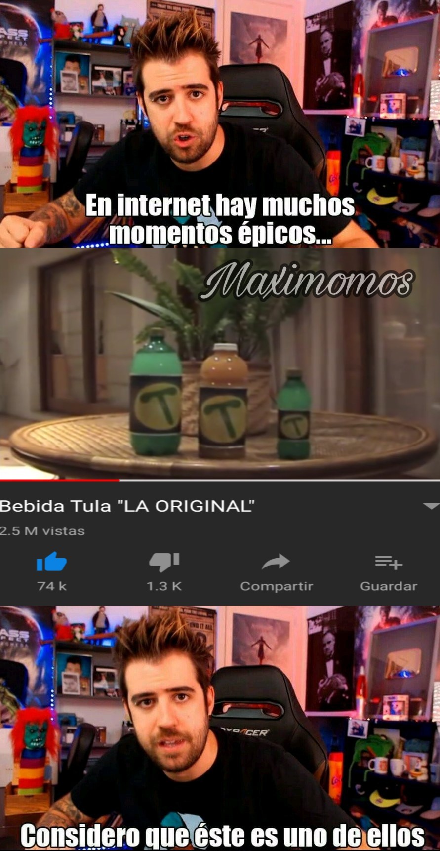 Tula, la bebida energética de todos los chilenos - meme