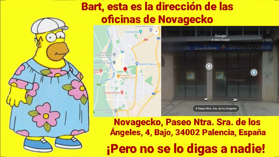 Novagecko, Paseo Ntra. Sra. de los Ángeles, 4, Bajo, 34002 Palencia, España - meme