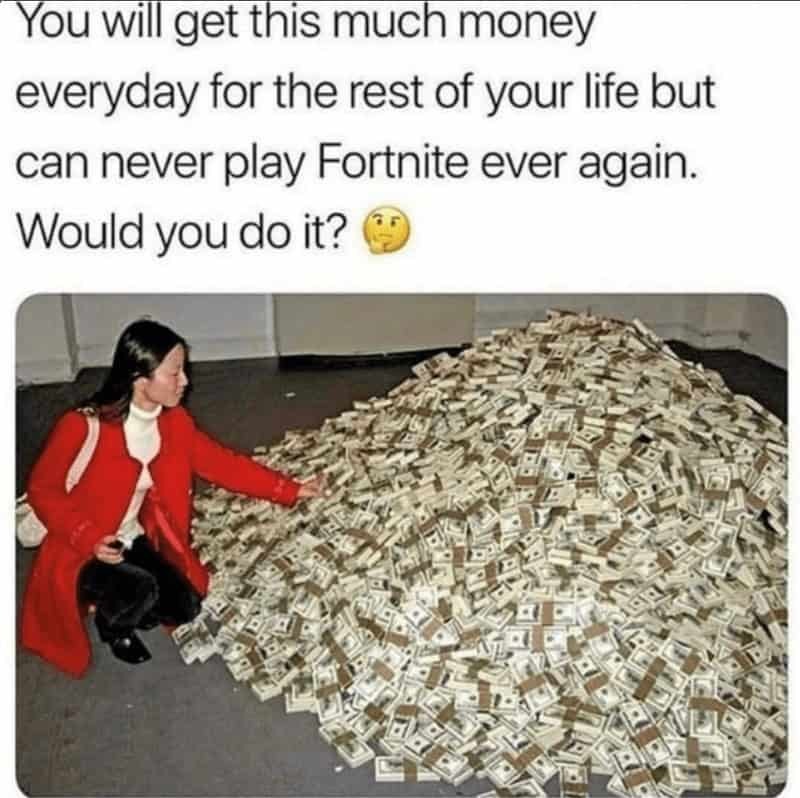 Free money - meme