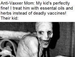 Anti-vaxxers are stupid - meme