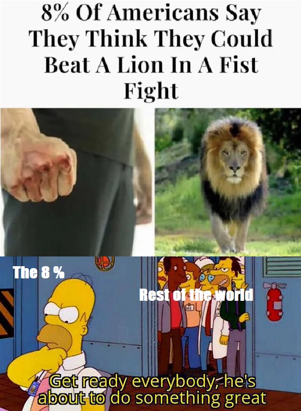 Lion vs Fist - meme