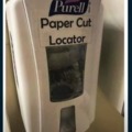 Want to know if you have a paper cut? Put THIS on your hands!