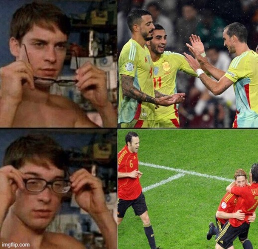 Recordando los buenos tiempos de la selección - meme