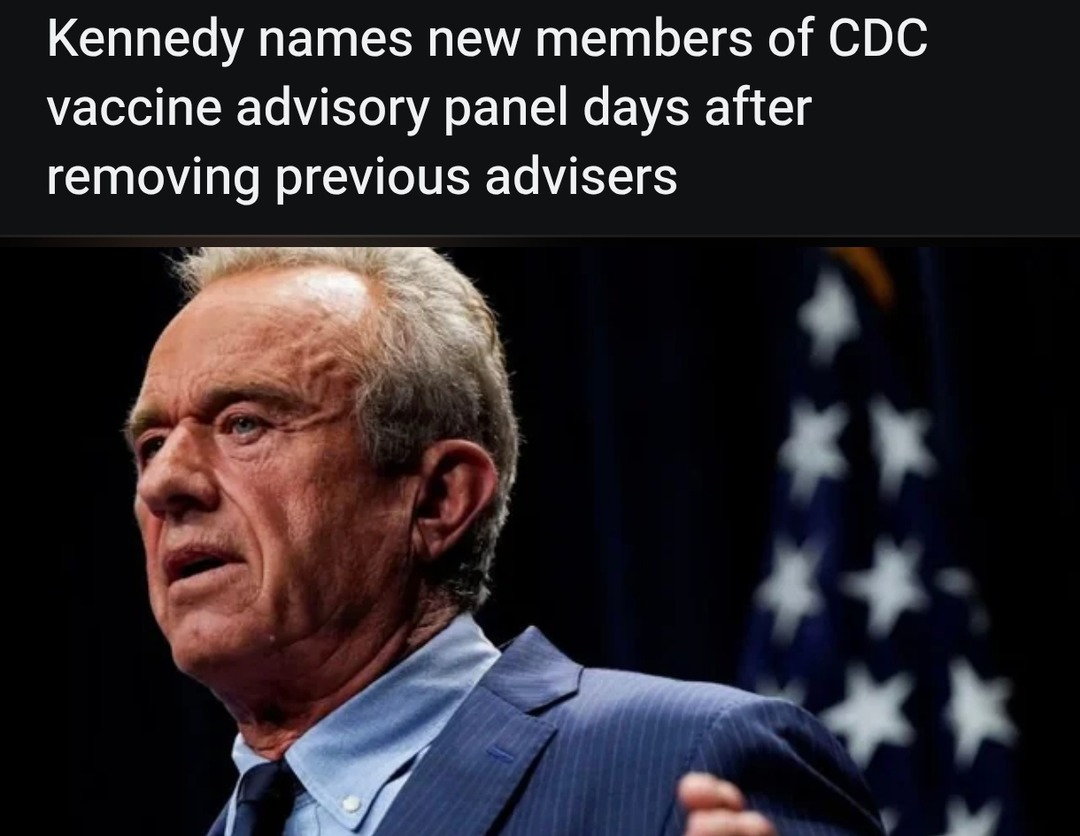 Kennedy swaps out CDC vaccine panel like it's fantasy football - meme