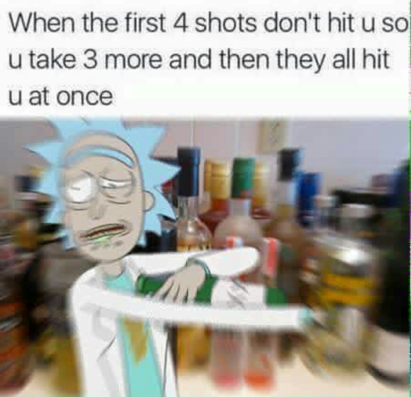 Oh Rick you drunk bastard - meme