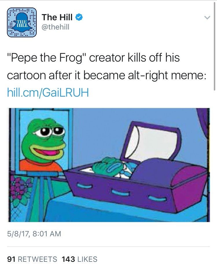 I would be ashamed to be associated with the alt-right too tbh. - meme