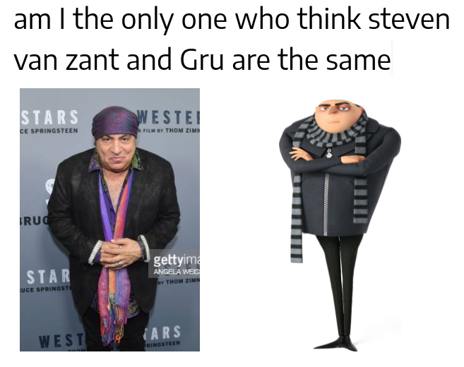 gru van zant - meme