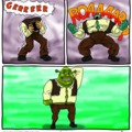 Hulk Turn into the Shrek
