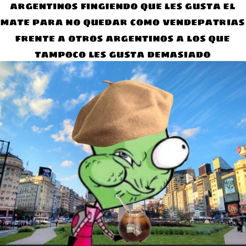 Argentinos fingiendo - meme