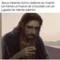 Jesús mirando a los gringos