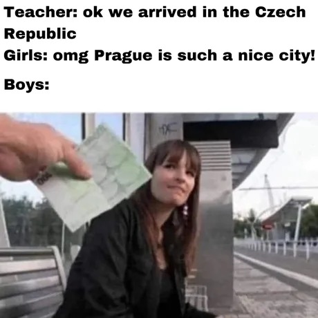Czech Republic trip - meme
