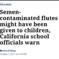 Where are my semen filled flutes I just got regular ones.