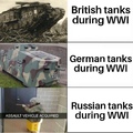 Tzar tank was worse than that “assault vehicle”